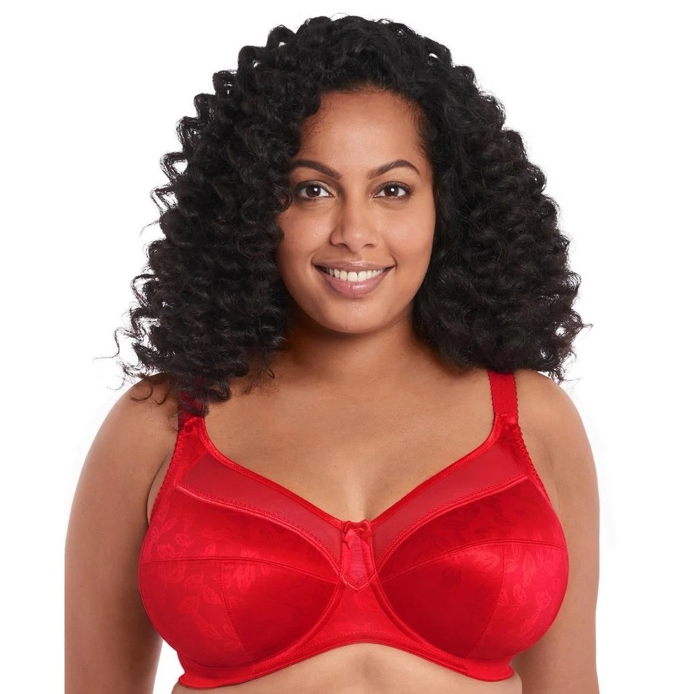 GODDESS Petra Bra, US Size 36L, UK Size 36HH, Full coverage non-padded 6650 Red